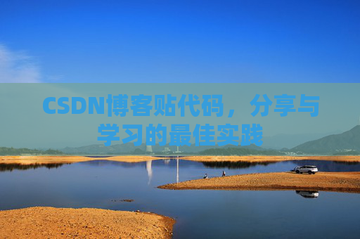 CSDN博客贴代码，分享与学习的最佳实践